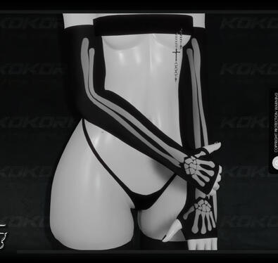 Skele Arm Warmers $3