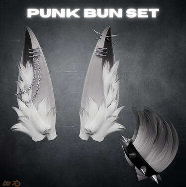 Punk Bun Ser $5